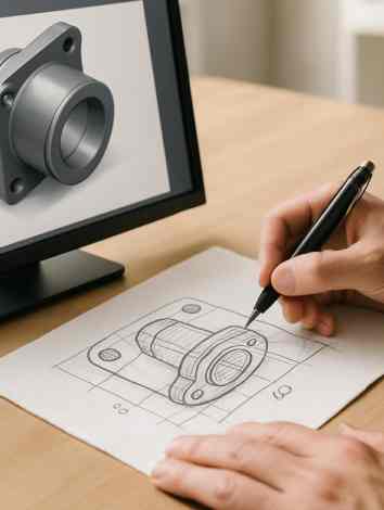 Sketching to prototype image